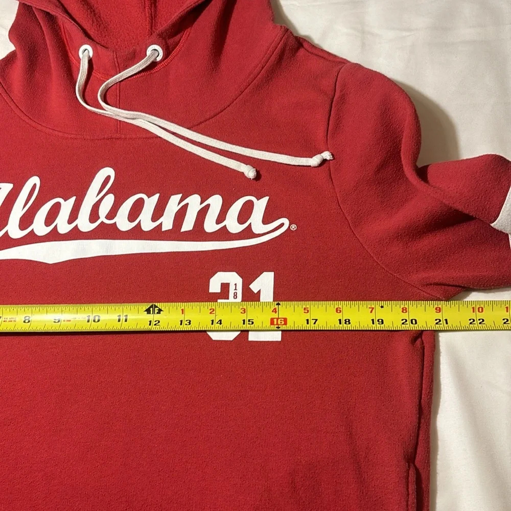PINK Victoria's Secret Red "Alabama 31" Hooded Sweatshirt - Picture 4 of 10